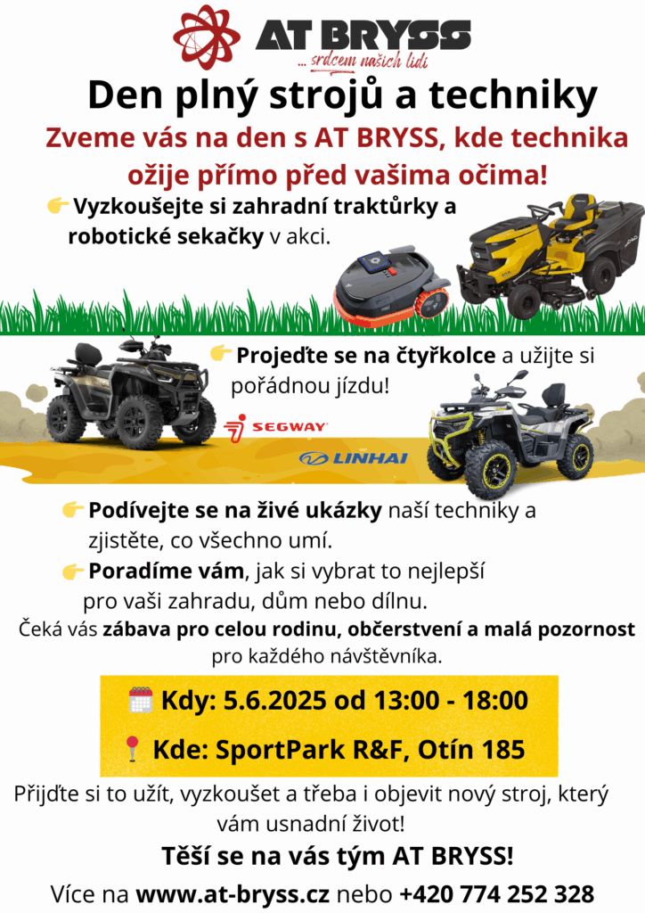 Pozvánka na den plný strojů a techniky